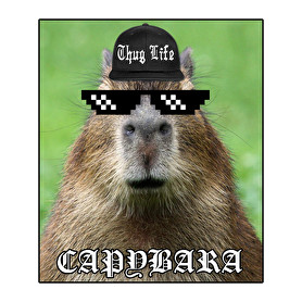 Thug Life Capybara-Gyerek póló