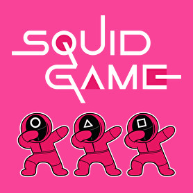 Squid Game trio dab fehér-Gyerek póló