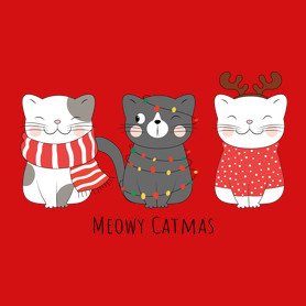 Meowy Catmas-Gyerek póló