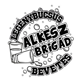 LEGÉNYBÚCSÚS ALKESZ BRIGÁD-Párnahuzat, Díszpárnahuzat