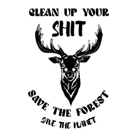 Clean up your shit - Természetvédelem-Párnahuzat, Díszpárnahuzat