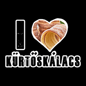 I Love Kürtőskalács-Párnahuzat, Díszpárnahuzat