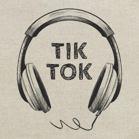 TikTok fejhallgató-Párnahuzat, Díszpárnahuzat