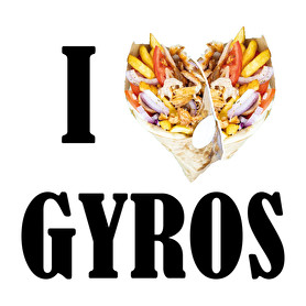 I love Gyros-Párnahuzat, Díszpárnahuzat