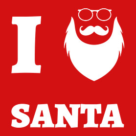 I Love Santa-Vászontáska