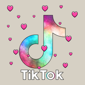 Tiktok szivecskékkel-Vászontáska