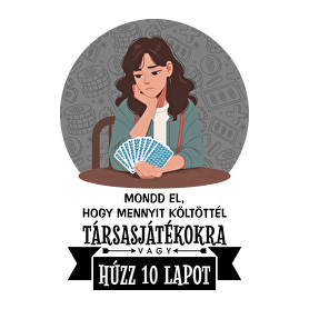 Húzz 10 lapot-Vászontáska