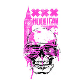 Hooligan Pink Skull-Vászontáska