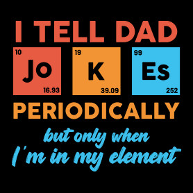 I tell dad jokes-Vászontáska