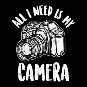 All I Need Is My Camera-Vászontáska