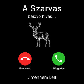 A szarvas hív-Vászontáska