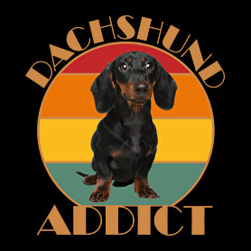 Dachshund addict-Vászontáska