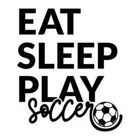 Eat Sleep Play Soccer-Vászontáska