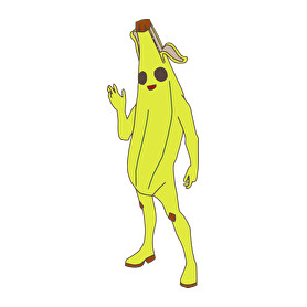 Banana Skin Fortnite-Vászontáska