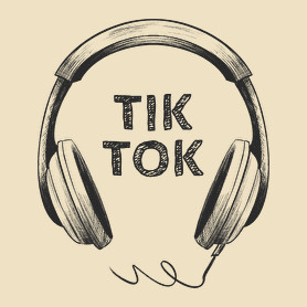 TikTok fejhallgató-Vászontáska