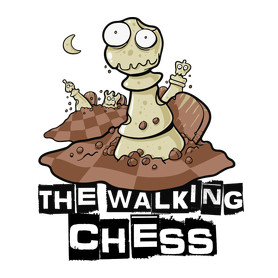 Sakk zombie - the walking chess-Vászontáska