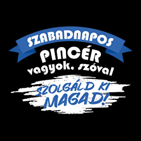 Szabadnapos pincér-Vászontáska