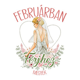 Februárban férjhez megyek-Vászontáska