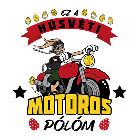 Húsvéti motoros póló-Bögre