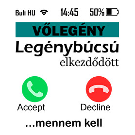 legénybúcsú telefonos vőlegény-Bögre