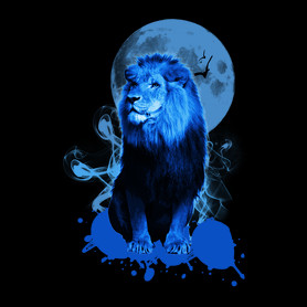 blue lion-Bögre