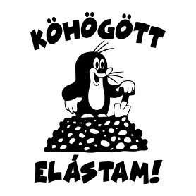 Kisvakond - köhögött, elástam!-Bögre