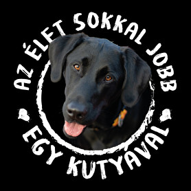 Az élet jobb - Fekete labrador-Bögre