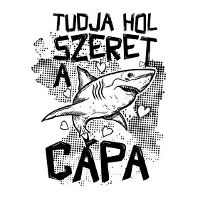 Tudja hol szeret a cápa-Baba Body