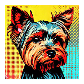 Graffiti Yorkshire terrier kutya-Baba Body