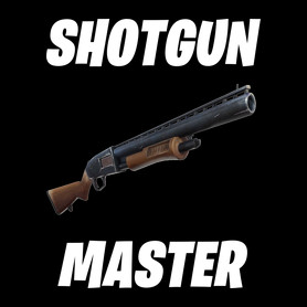 Shotgun Master - Fortnite (Fehér)-Szájmaszk