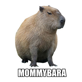 Capybara család - Mommybara-Szájmaszk