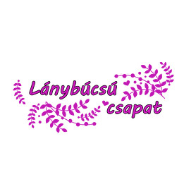 Lánybúcsú csapat (levélmintás)-Szájmaszk