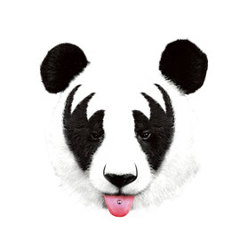 Kiss of a panda-Szájmaszk