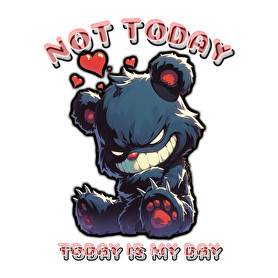 Not Today Black-Szájmaszk