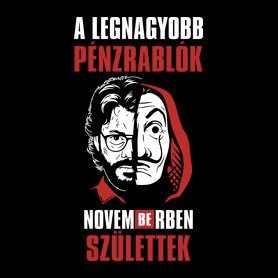 A legnagyobb pénzrablók novemberben születtek-Szájmaszk