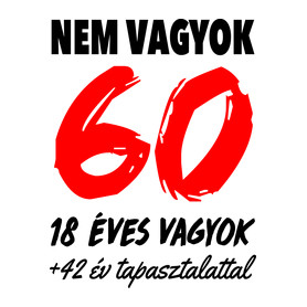 Nem vagyok 60!-Szájmaszk