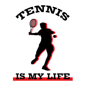 Tennis is my life-Szájmaszk