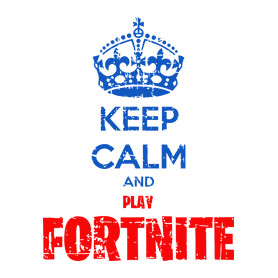 Keep Calm Fortnite-Szájmaszk