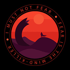 I must not fear-Szájmaszk