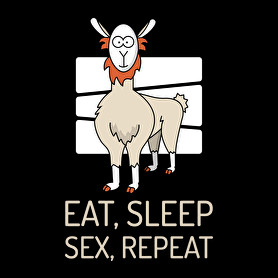 EAT SLEEP SEX REPEAT-Szájmaszk