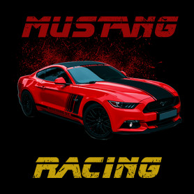 mustang racing-Kitűző, hűtőmágnes