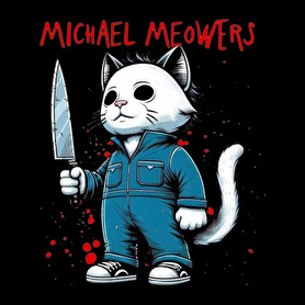 Michael MEOWers-Kitűző, hűtőmágnes