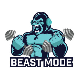 BEAST MODE-Kitűző, hűtőmágnes