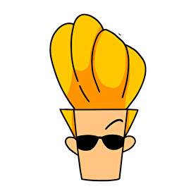 johnny bravo-Kitűző, hűtőmágnes