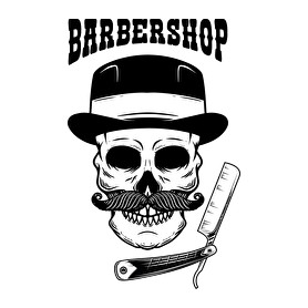 Barbershop - Bajuszos-Kitűző, hűtőmágnes