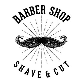 Barber shop-Kitűző, hűtőmágnes