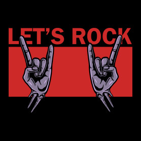 Let's rock-Kitűző, hűtőmágnes