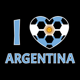 I love Argentina-Kitűző, hűtőmágnes