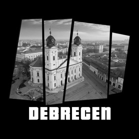 Debreceni nagytemplom (GTA stílus)-Kitűző, hűtőmágnes