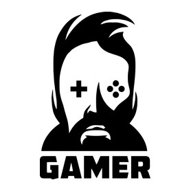 GAMER-Kitűző, hűtőmágnes